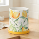 Lemon Pattern Porcelain Utensil Holder Large